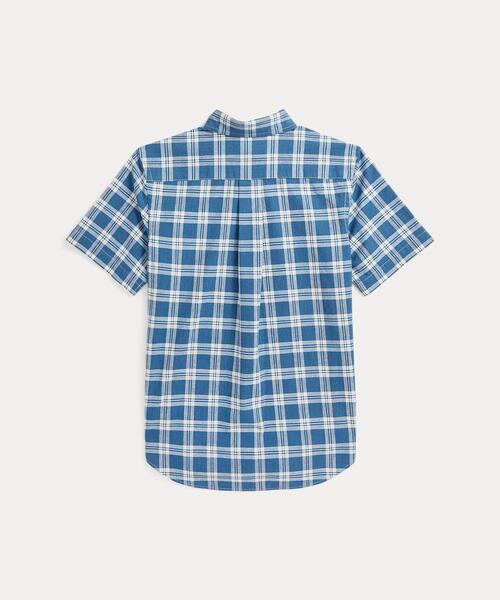 POLO RALPH LAUREN CHILDRENSWEAR(ポロ ラルフ ローレン チルドレンズウェア)の「チェック コットン ショートスリーブ シャツ(シャツ/ブラウス・キッズ・マルチ・M/L/XL/S)」の2枚目の写真