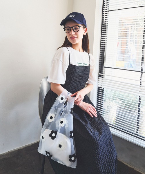 Teem Store(チームストア)の「総柄シアー ハンド トート(トートバッグ・レディース・その他1/その他2・F)」の12枚目の写真