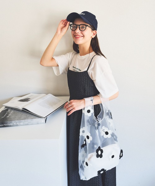 Teem Store(チームストア)の「総柄シアー ハンド トート(トートバッグ・レディース・その他1/その他2・F)」の13枚目の写真