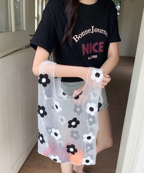Teem Store(チームストア)の「総柄シアー ハンド トート(トートバッグ・レディース・その他1/その他2・F)」の19枚目の写真