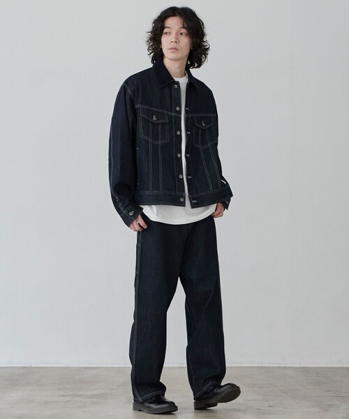 SMITH'S(スミス)の「SMITH'S(スミス)別注ストームジャケット(デニムジャケット・メンズ・コバルトブルー/ネイビー・M/XL/L)」の14枚目の写真