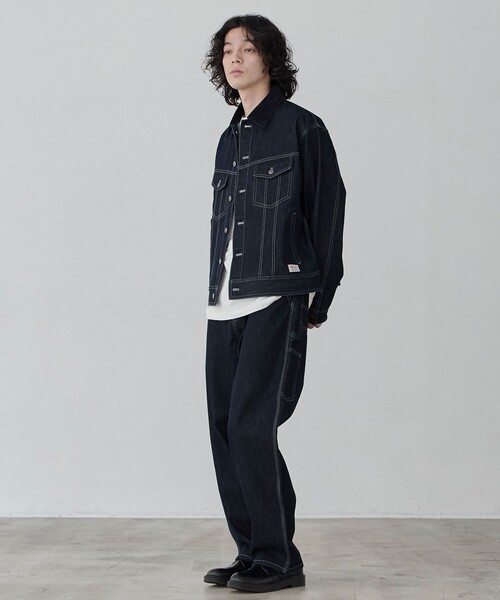 SMITH'S(スミス)の「SMITH'S(スミス)別注ストームジャケット(デニムジャケット・メンズ・コバルトブルー/ネイビー・M/XL/L)」の16枚目の写真