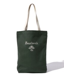 SOUTHWICK（サウスウィック）の「Southwick: Gate Label ロゴ キャンバス トート バッグ（トートバッグ）」