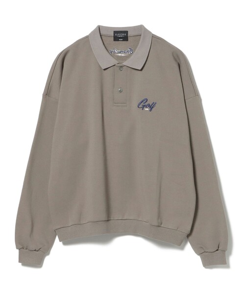 BEAMS GOLF(ビームスゴルフ)の「【別注】ELECTRIC GOLF / ダッド ポロカラー スウェットシャツ(スウェット・メンズ・ネイビー/チャコールグレー・MEDIUM/X-LARGE/LARGE)」の2枚目の写真