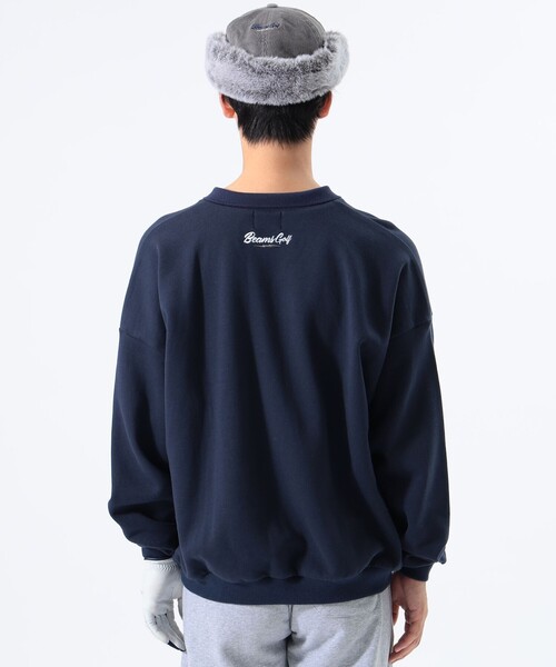 BEAMS GOLF(ビームスゴルフ)の「【別注】ELECTRIC GOLF / ダッド ポロカラー スウェットシャツ(スウェット・メンズ・ネイビー/チャコールグレー・MEDIUM/X-LARGE/LARGE)」の5枚目の写真
