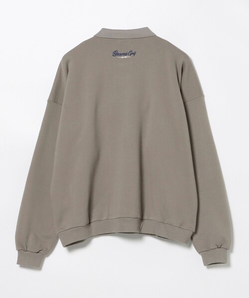 BEAMS GOLF(ビームスゴルフ)の「【別注】ELECTRIC GOLF / ダッド ポロカラー スウェットシャツ(スウェット・メンズ・ネイビー/チャコールグレー・MEDIUM/X-LARGE/LARGE)」の8枚目の写真