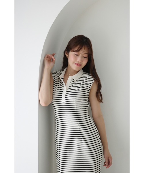 Her lip to（ハーリップトゥー）の「French Sleeve Polo Long