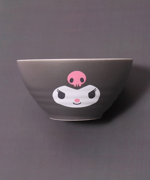 sanrio（サンリオ）の「(SK)【sanrio】キャラクター フェイス 陶器製 茶碗[12.1cm/320ml]（食器・レディース・ブラック系/アイボリー系/ピンク系・ONE SIZE）」の2枚目の写真