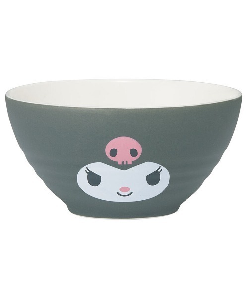 sanrio（サンリオ）の「(SK)【sanrio】キャラクター フェイス 陶器製 茶碗[12.1cm/320ml]（食器・レディース・ブラック系/アイボリー系/ピンク系・ONE SIZE）」の4枚目の写真