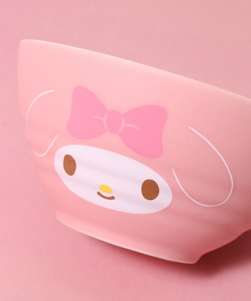 sanrio（サンリオ）の「(SK)【sanrio】キャラクター フェイス 陶器製 茶碗[12.1cm/320ml]（食器・レディース・ブラック系/アイボリー系/ピンク系・ONE SIZE）」の19枚目の写真