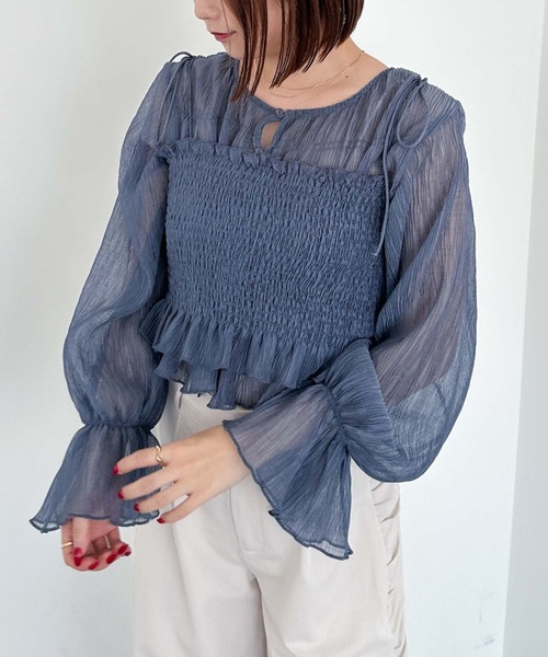 archives（アルシーヴ）の「マルチway楊柳ギャザーBLアンサンブル