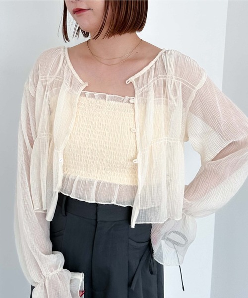 archives（アルシーヴ）の「マルチway楊柳ギャザーBLアンサンブル