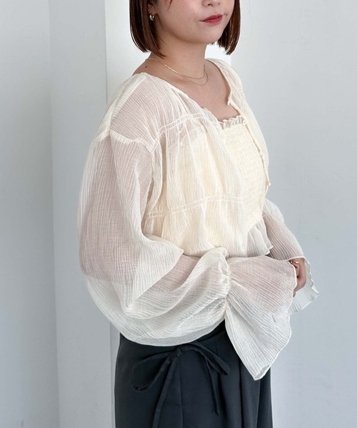 archives（アルシーヴ）の「マルチway楊柳ギャザーBLアンサンブル