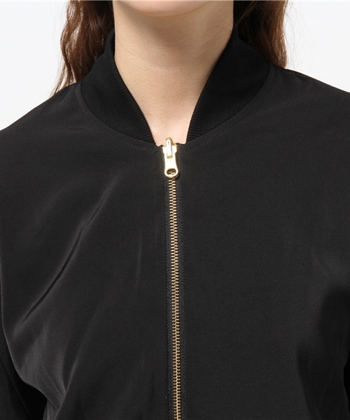 Omekashi（オメカシ）の「【Omekashi】HLリバーシブルブルゾン（ブルゾン・レディース・ブラック/ブルー・ﾌﾘ-）」の6枚目の写真