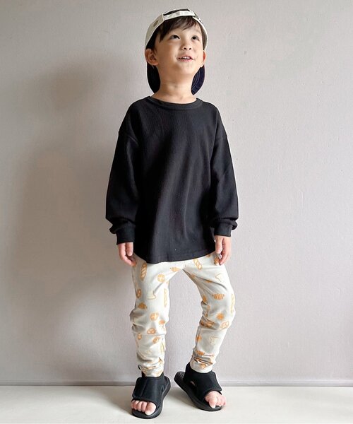 BREEZE（ブリーズ）の「DAISUKI パンツ 9分丈（その他パンツ・キッズ・ダークブルー/チェック/ブラック/ライトグレー/ライム/オレンジ/ブルー/ラベンダー/ミント/エメラルド/ネイビー/ブラウン/レッド/グレー・90/100/110/120/80/130/70）」の22枚目の写真