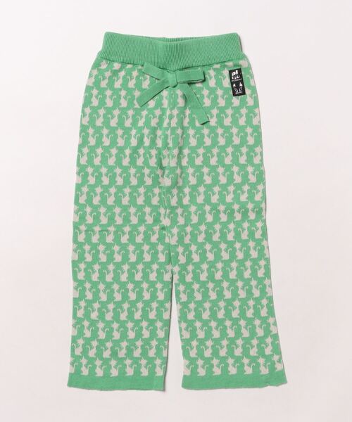nino（ニノ）の「ＫＮＩＴＣａｔジャガードロングパンツ（その他パンツ・キッズ・ブラック/エメラルド・90cm/110cm/100cm/120cm）」の16枚目の写真