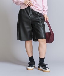 BEAUTY&YOUTH UNITED ARROWS | レザーライク ハーフパンツ(その他パンツ)