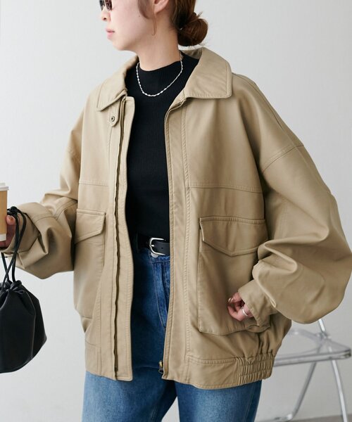 ユニセックス/新色追加】エイジングA2ブルゾン（ブルゾン）｜DISCOAT