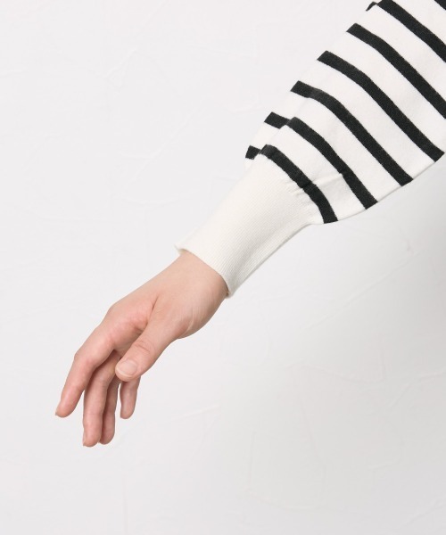 【新品未使用タグ付き】カベサロッソ　ストレートニットパンツ　38 アイボリー ニット セットアップ 千鳥格子柄 秋冬 綺麗め | Pay ID
