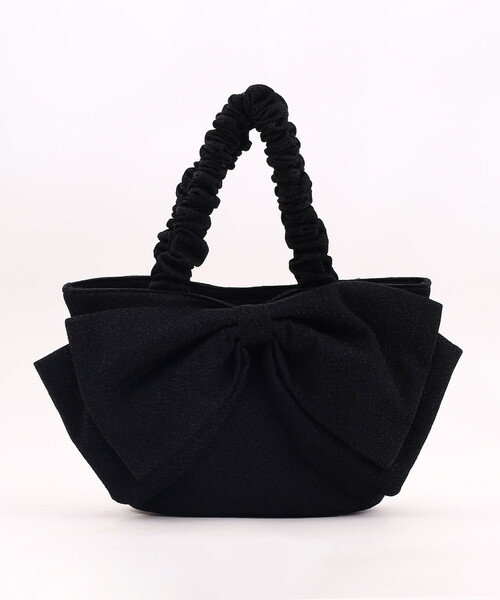 SMIR NASLI(サミールナスリ)の「ラメリボンバッグ(ハンドバッグ・レディース・ブラック/シルバー/ゴールド・FREE)」の11枚目の写真