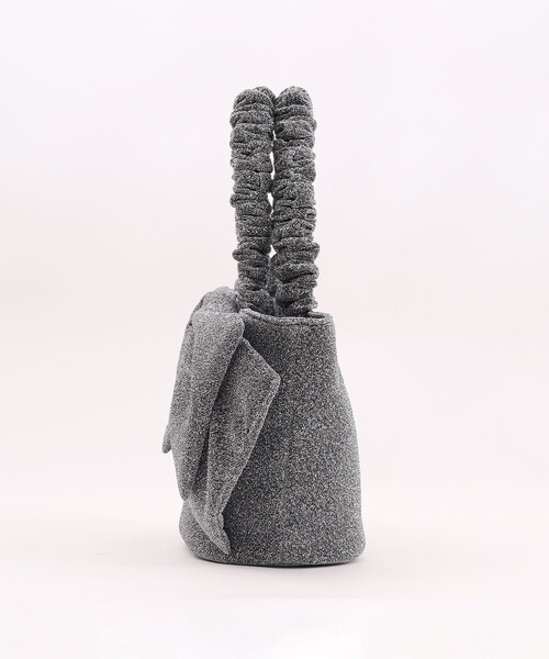 SMIR NASLI(サミールナスリ)の「ラメリボンバッグ(ハンドバッグ・レディース・ブラック/シルバー/ゴールド・FREE)」の22枚目の写真