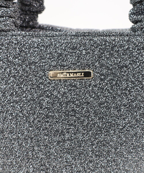 SMIR NASLI(サミールナスリ)の「ラメリボンバッグ(ハンドバッグ・レディース・ブラック/シルバー/ゴールド・FREE)」の18枚目の写真