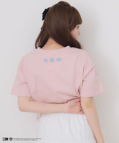 ems excite(エムズエキサイト)の「パワーパフガールズ/ドロストT(Tシャツ/カットソー・レディース・オフホワイト/ピンク・FREE)」の14枚目の写真