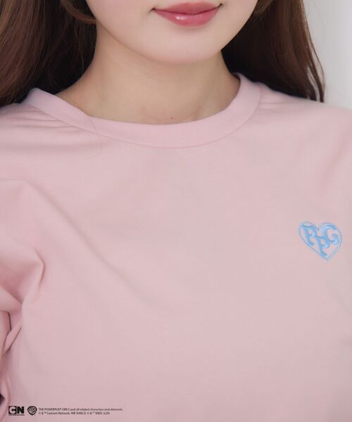 ems excite(エムズエキサイト)の「パワーパフガールズ/ドロストT(Tシャツ/カットソー・レディース・オフホワイト/ピンク・FREE)」の15枚目の写真