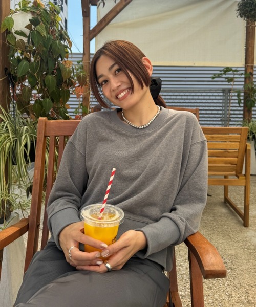 リブスウェットトップス（スウェット）｜y/m by なとりか（イムバイナトリカ）