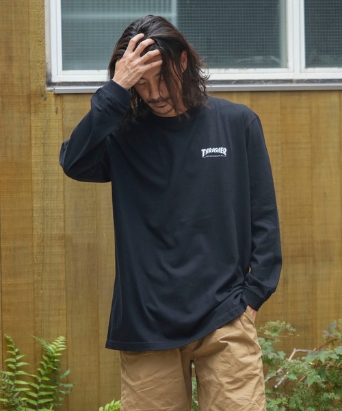 THRASHER(スラッシャー)の「MULTI.E GONZ L/S T-SHIRTS/スラッシャーリラックスフィットGONZマルチグラフィックバックプリントロングTシャツ(Tシャツ/カットソー・メンズ・ホワイト/ミックスグレー/ブラック・MEDIUM/XX-LARGE/X-LARGE/LARGE)」の17枚目の写真