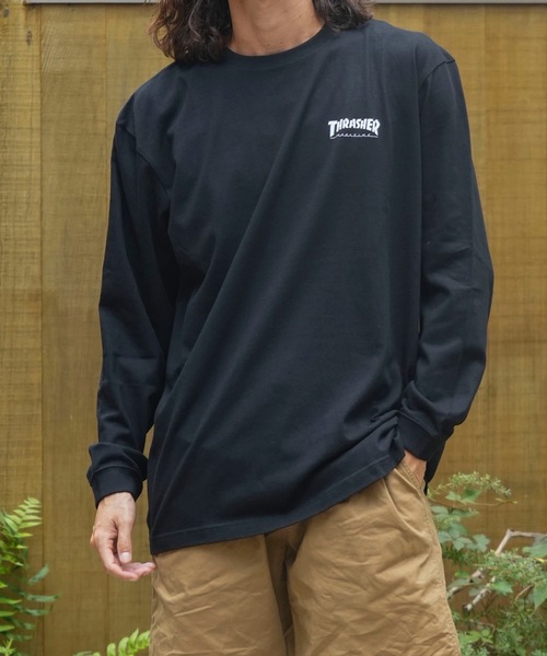 THRASHER(スラッシャー)の「MULTI.E GONZ L/S T-SHIRTS/スラッシャーリラックスフィットGONZマルチグラフィックバックプリントロングTシャツ(Tシャツ/カットソー・メンズ・ホワイト/ミックスグレー/ブラック・MEDIUM/XX-LARGE/X-LARGE/LARGE)」の19枚目の写真