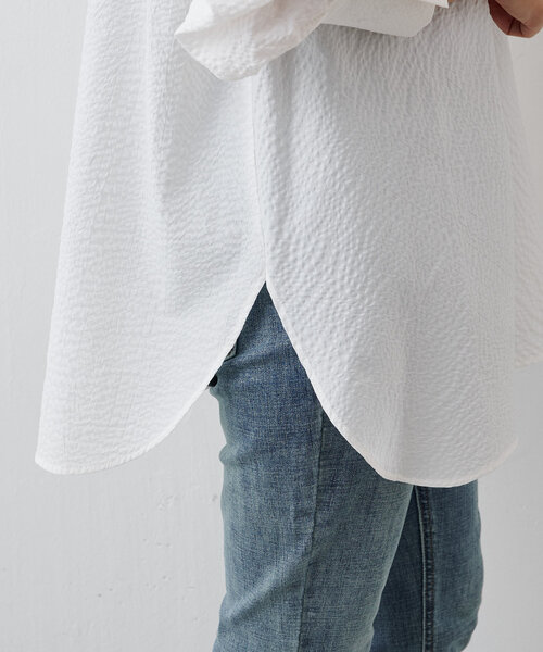 beardsley ビアズリー ハイネックシャツ ビアズリー BEARDSLEY ハイネックシャツ （white