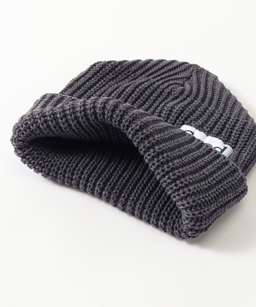 JOURNAL STANDARD J.S HOMESTEAD(ジャーナルスタンダードホームステッド)の「J.S.Homestead / Stead VOLUME UP WATCH CAP(ニットキャップ/ビーニー・メンズ・ブラック/チャコールグレー/ピンク・FREE)」の5枚目の写真