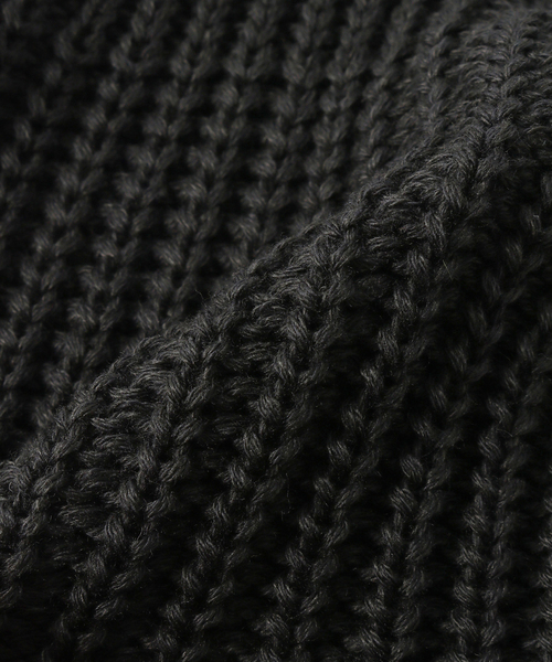 JOURNAL STANDARD J.S HOMESTEAD(ジャーナルスタンダードホームステッド)の「J.S.Homestead / Stead VOLUME UP WATCH CAP(ニットキャップ/ビーニー・メンズ・ブラック/チャコールグレー/ピンク・FREE)」の8枚目の写真