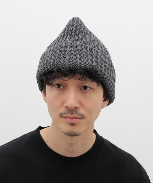 JOURNAL STANDARD J.S HOMESTEAD(ジャーナルスタンダードホームステッド)の「J.S.Homestead / Stead VOLUME UP WATCH CAP(ニットキャップ/ビーニー・メンズ・ブラック/チャコールグレー/ピンク・FREE)」の11枚目の写真