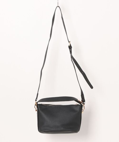 TONE SELECT GOODS（トーンセレクトグッズ）の「urbanfemine./PU レトロデザイン2wayショルダーバッグ U7341（ショルダーバッグ・レディース・ホワイト/ブラック・FREE）」の6枚目の写真