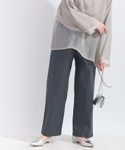 PICCIN（ピッチン）の「ウエストシャーリングストレッチパンツ（その他パンツ・レディース・ブラック/グレー/カーキ・M）」の3枚目の写真