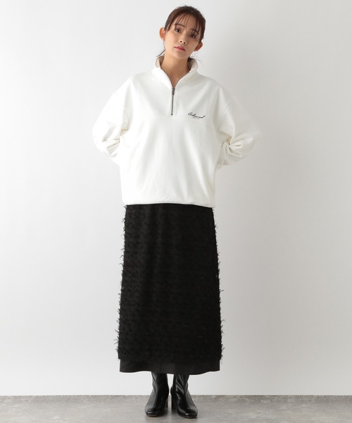 GLOBAL WORK（グローバルワーク）の「乾きやすいスウェット/ハーフZIP