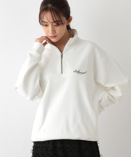 セール】乾きやすいスウェット/ハーフZIP/裏毛/116254（スウェット
