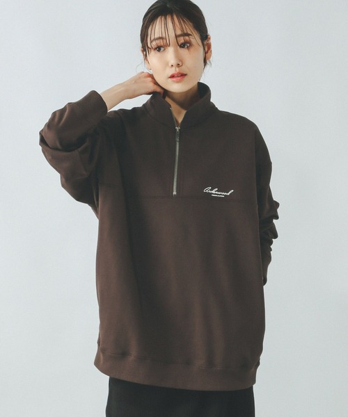 UVERworld スウェット セール】乾きやすいスウェット/ハーフZIP/裏毛/116254（スウェット