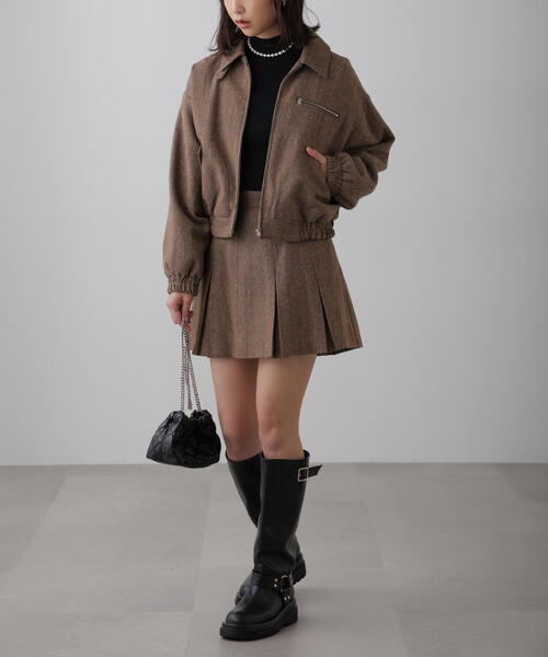 FREE'S MART(フリーズマート)の「◆〈洗える〉マシンウォッシャブルハイネックショート丈ニット(ニット/セーター・レディース・ブラック/グレー/ブルー/ホワイト・FREE)」の12枚目の写真