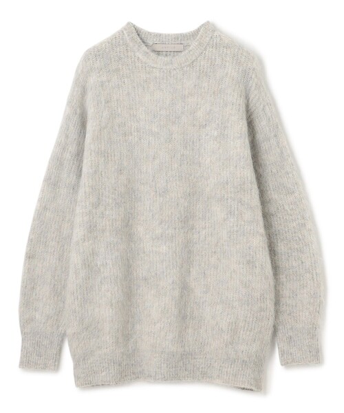 【洗える】アルパカシャギー ロングニット 洗える】アルパカシャギー ロングニット / UNFILO