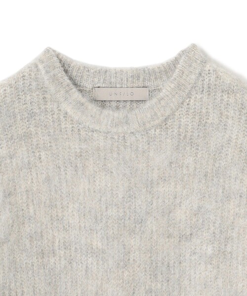 セール】【洗える】アルパカシャギー ロングニット（ニット