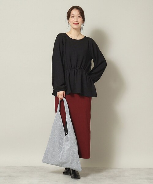 ITS'DEMO（イッツデモ）の「◆【A4対応】ラメトート（トートバッグ・レディース・ブロンズ/シルバー/ブラック・00）」の9枚目の写真