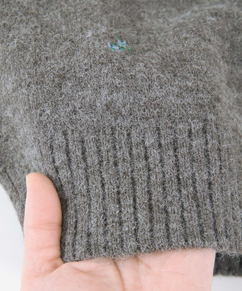 titivate（ティティベイト）の「アルパカタッチフラワー刺繍カーディガン（カーディガン/ボレロ・レディース・ネイビー/ブラック/チャコール/ブラウン・FREE）」の18枚目の写真
