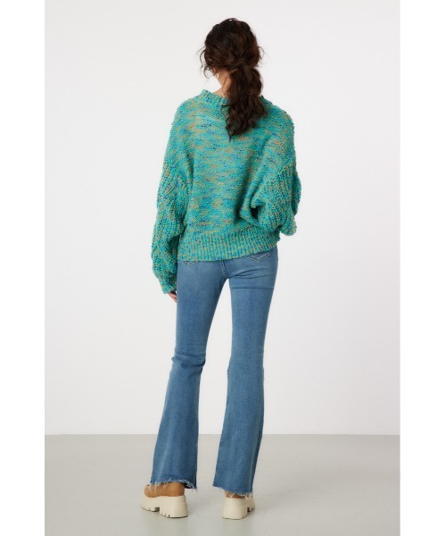 RODEO CROWNS WIDE BOWL(ロデオクラウンズワイドボウル)の「マルチカラーネップニット(ニット/セーター・レディース・イエロー系その他/ブルー系その他/ピンク系その他・FREE)」の11枚目の写真