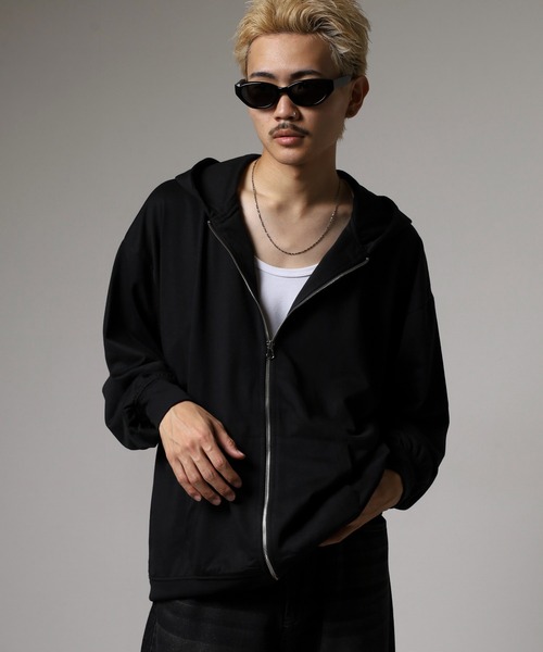 FUNALIVE(ファンアライブ)の「Relaxed fit full zip hoodie / リラックスフィット フルジップパーカー unisex(パーカー・メンズ・杢グレー/ヘザーチャコール/オートミール/ネイビー/ブラック・M/L/XL)」の15枚目の写真