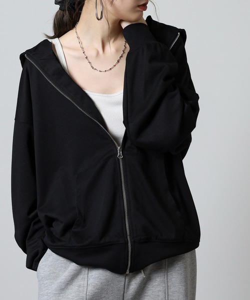 FUNALIVE(ファンアライブ)の「Relaxed fit full zip hoodie / リラックスフィット フルジップパーカー unisex(パーカー・メンズ・杢グレー/ヘザーチャコール/オートミール/ネイビー/ブラック・M/L/XL)」の12枚目の写真