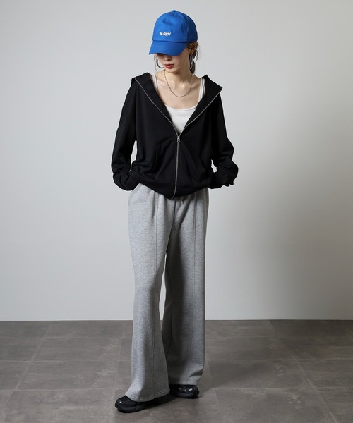 FUNALIVE(ファンアライブ)の「Relaxed fit full zip hoodie / リラックスフィット フルジップパーカー unisex(パーカー・メンズ・杢グレー/ヘザーチャコール/オートミール/ネイビー/ブラック・M/L/XL)」の13枚目の写真