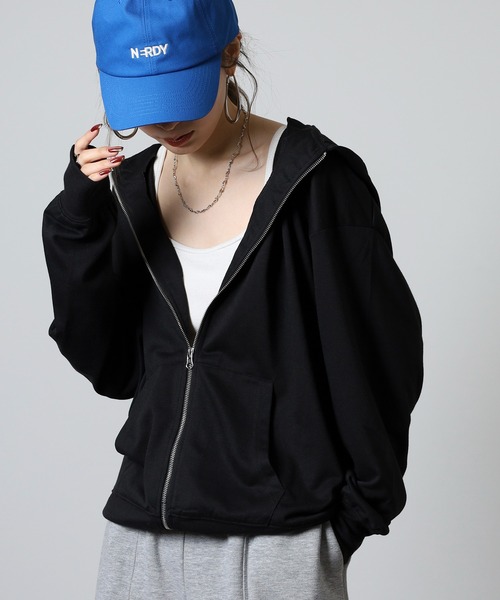 FUNALIVE(ファンアライブ)の「Relaxed fit full zip hoodie / リラックスフィット フルジップパーカー unisex(パーカー・メンズ・杢グレー/ヘザーチャコール/オートミール/ネイビー/ブラック・M/L/XL)」の10枚目の写真